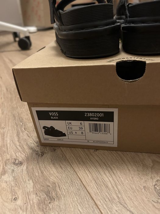 Dr. martens Voss Black Sandały