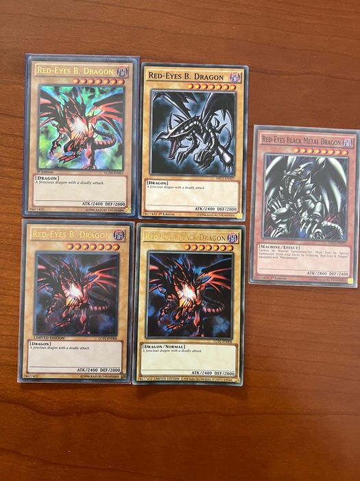 Cartas Yugioh - Red eyes