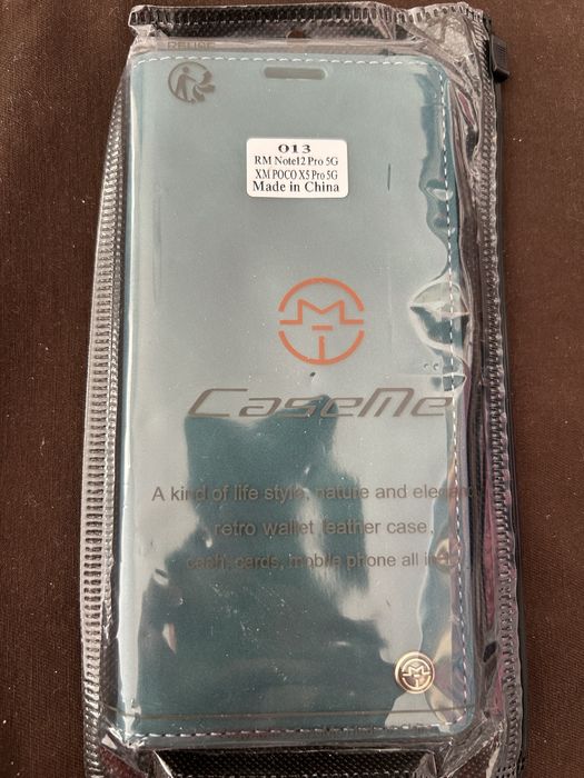 Skórzane etui z klapką na Xiaomi Poco x5 Pro 5g/ 12 Pro 5G