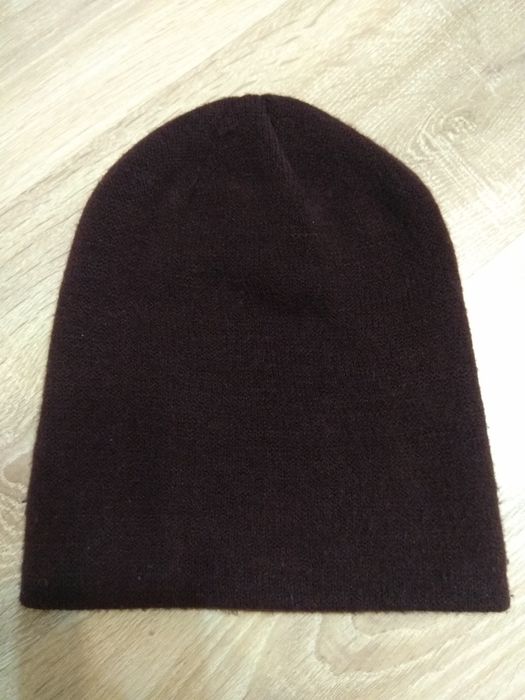 Reserved Ciemny Burgund Czapka Unisex