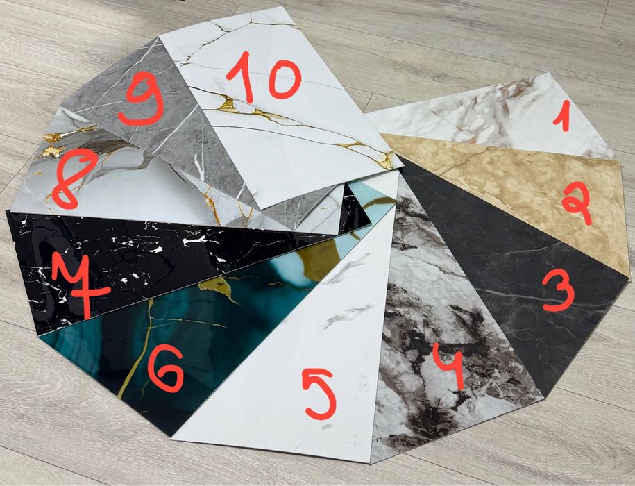 Самоклеюча стінова PET плитка Мрамур 600*300*2,5мм