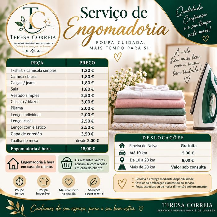 Serviço Engomadeira