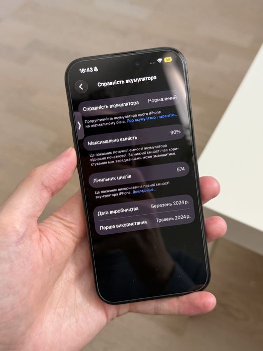 Офіційний телефон Iphone 15pro 256gb Neverlock