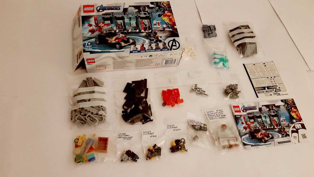 Lego Marvel 76167 Iron Man Armory em peças novas Benfica • OLX.pt