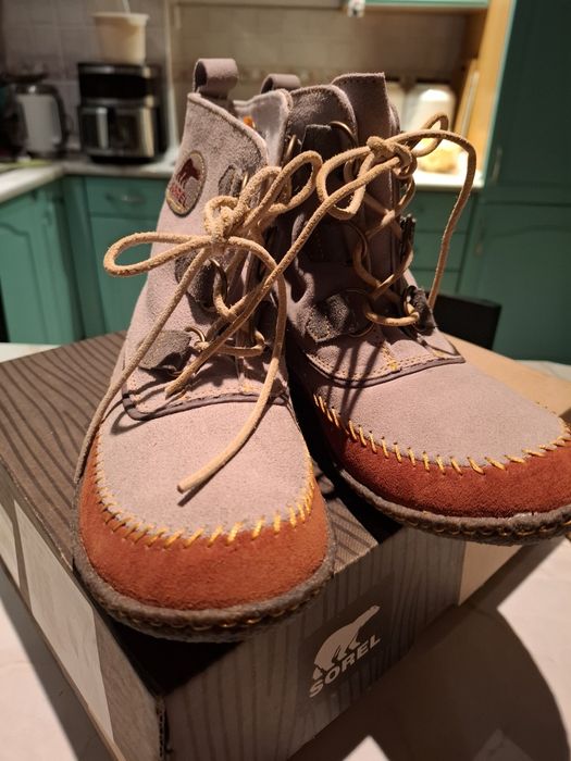 Skórzane buty SOREL