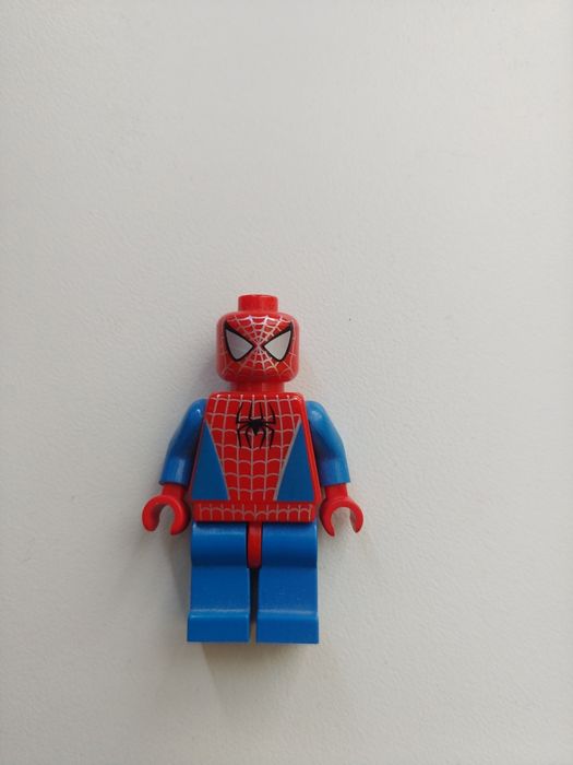 Lego Spider-Man Blue Arms and Legs, Silver Webbing