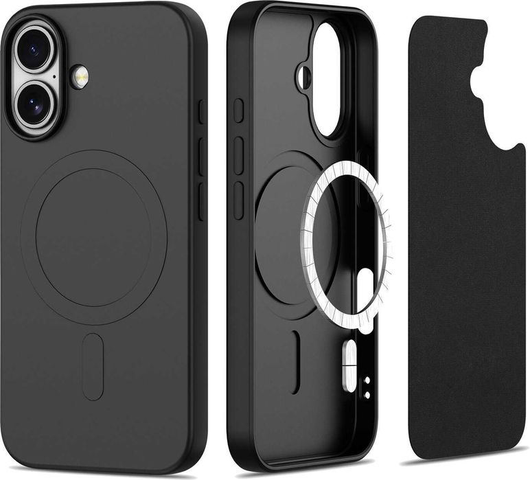 Etui case TECH-PROTECT AirCon MagSafe do Apple iPhone 16 Plus Czarny wyprzedaż darmowa dostawa gwarancja jakości