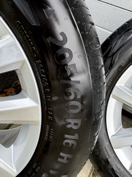 Felgi aluminiowe z oponami VW touran 16cali