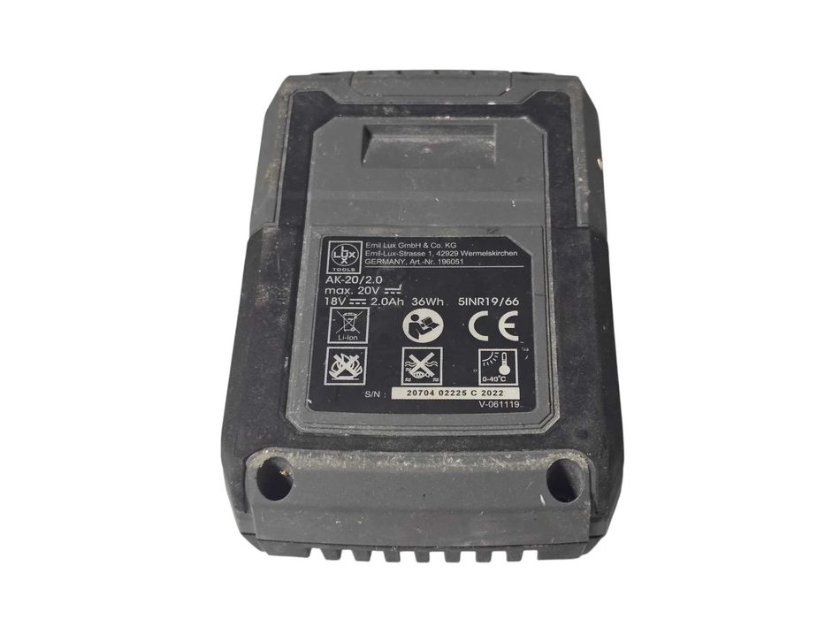 Wkrętarka Lux Tools A-bs-20-e + 2x Aku + Ładowarka I Walizka