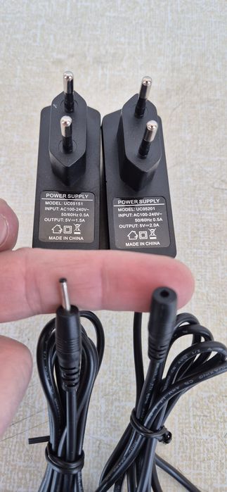 Зарядный блок UC 05151 на 5V/1,5A и UC 05201 на 5V/2A