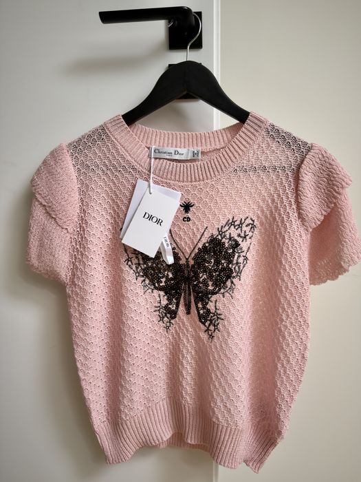 Ażurowa bluzka Christian Dior rozmiar S