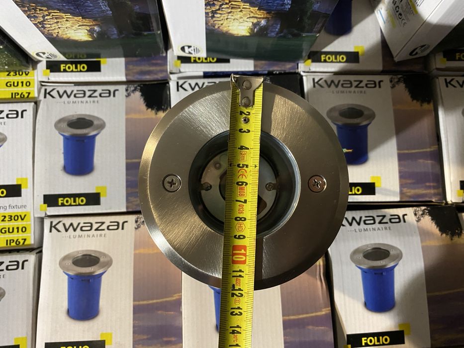 Lampa ogrodowa wpuszczana KVAZAR LUMINATI FOLIO 30 sztuk z zarowkami