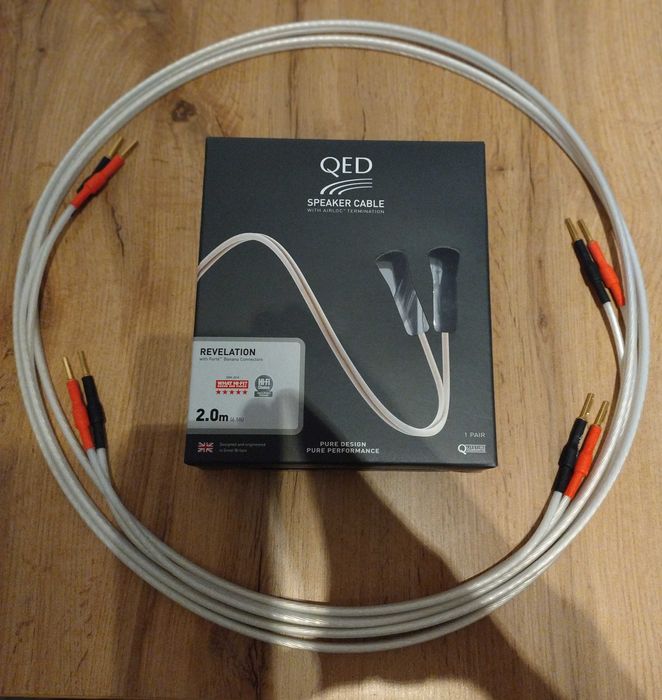 Kabel QED Signature Revelation — Profesjonalny przewód głośnikowy 2 m.