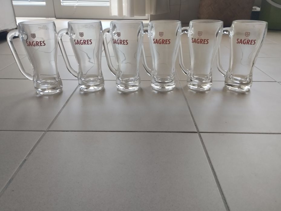 Canecas de cerveja antigas Lowenbrau 0,50cl