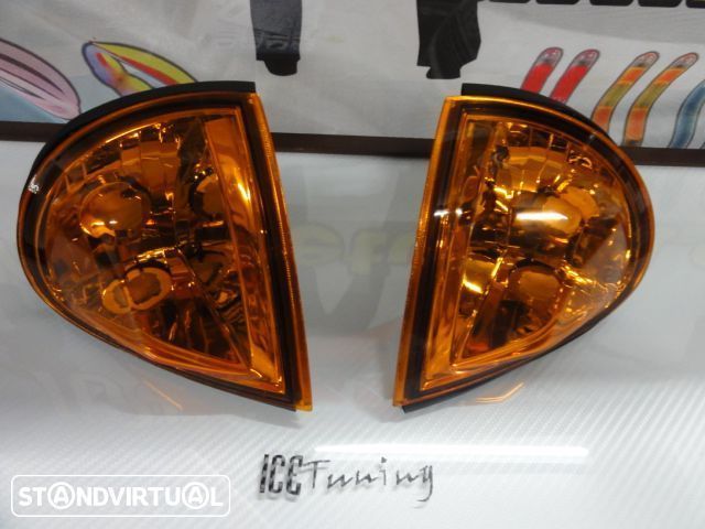 Piscas frontais + lâmpadas de pisca diaden vision para Honda CRX Del Sol 1992-1997 fundo Laranja EURO LOOK
