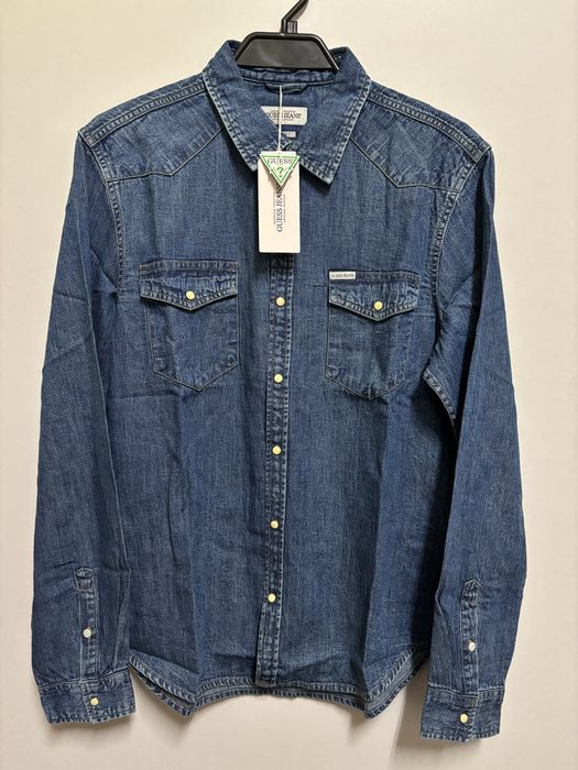 Koszula Jeansowa Guess Jeans Slim L Nowa