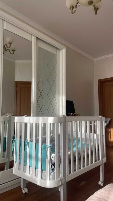 Дитяче ліжечко Veres Monaco + комод з пеленатором  + подарунок