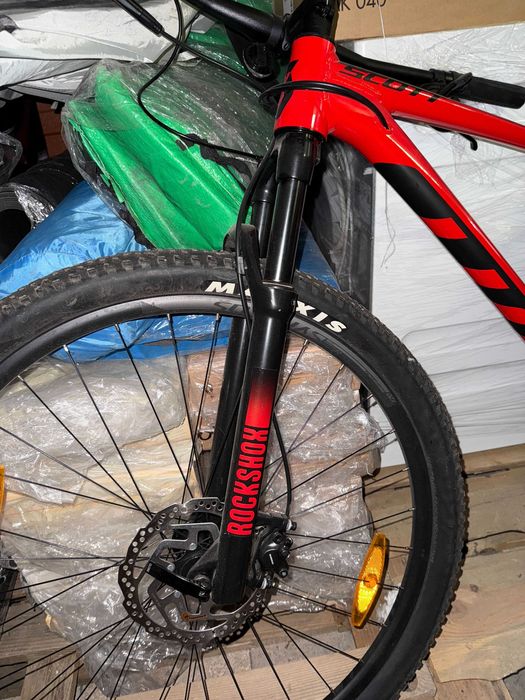 Велосипед SCOTT Scale 970 red (M) + дитяче крісло Hamax