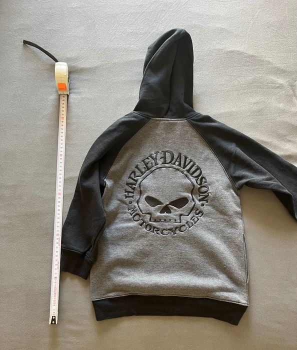 Casaco Harley Davidson zip hoodie criança tamanho S