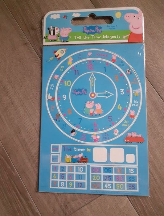 Zegar magnetyczny Świnka Peppa