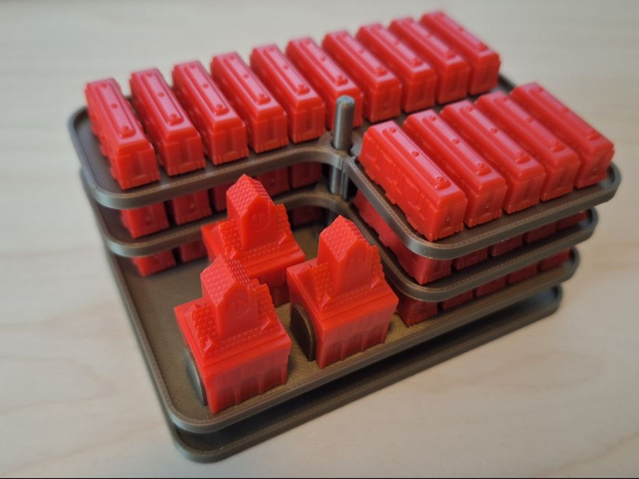 Wsiąść do pociągu, ticket to ride, organizer sorter