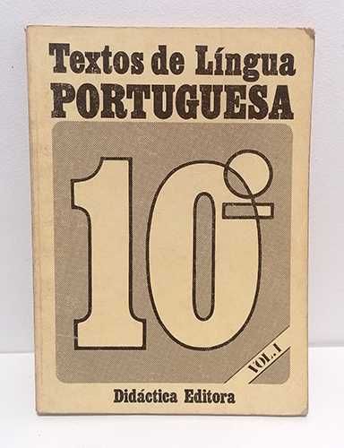 4 livros - Textos de Língua Portuguesa - 10º e 11º anos