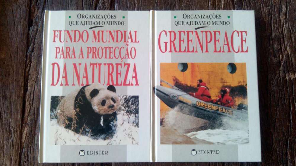 Colecção 2 Livros: Greenpeace e WWF - Novos, a Estrear
