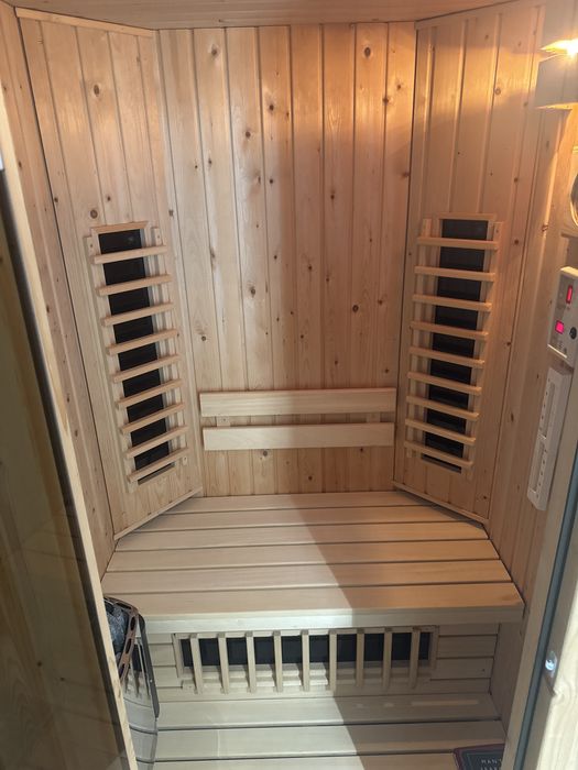 Sauna VSB Combi 2 Pessoas – Philips Vitae, Madeira Premium