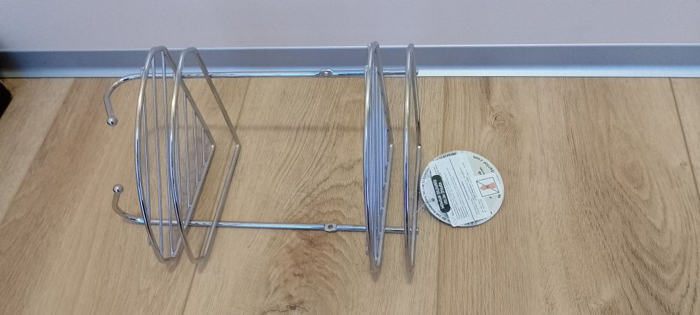 Полиця дротяна кутова 2-х ярусна