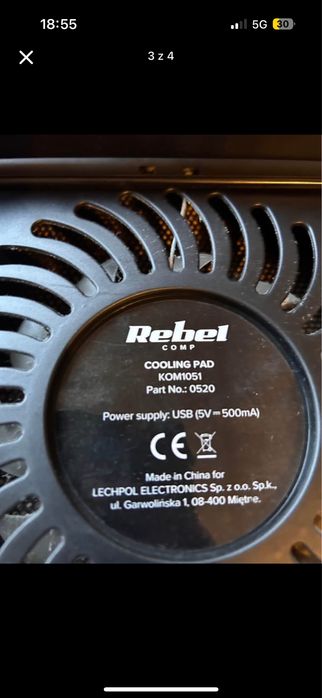 Podstawka pod laptopa chlodzenie led