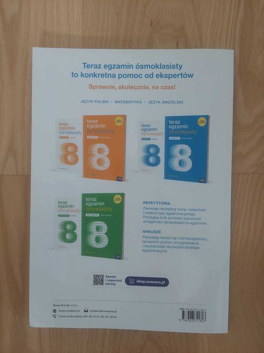 teraz egzamin ósmoklasisty MATEMATYKA repetytorium Nowa Era