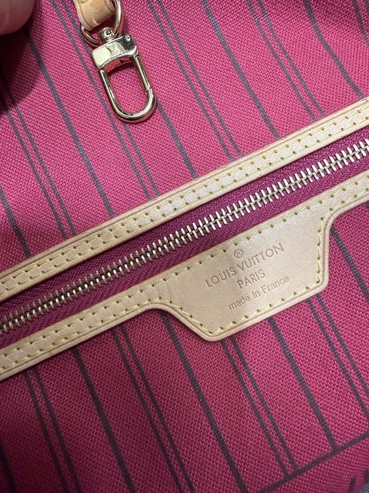 Torba lv louis vuitton neverfull monogram brąz