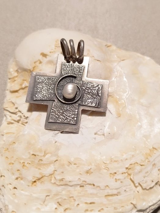 Medalha cruz em prata 925