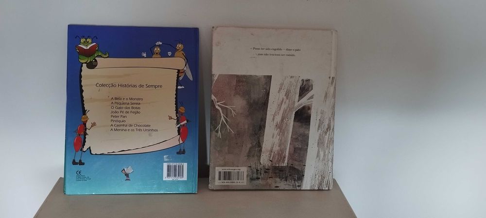 Livro A pequena sereia e O lobo, o pato & o rato