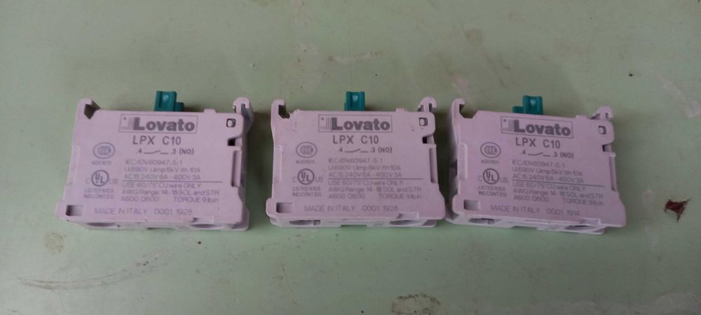 Блок контактов  ETI CES   E-NO  E-NC  Lovato LPX