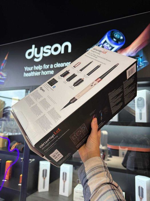 Стайлер для прямого та хвилястого волосся Dyson Airwrap i.d. Multi-Styler and Dryer Straight+Wavy - Ceramic Pink/Rose Gold (601848-01)