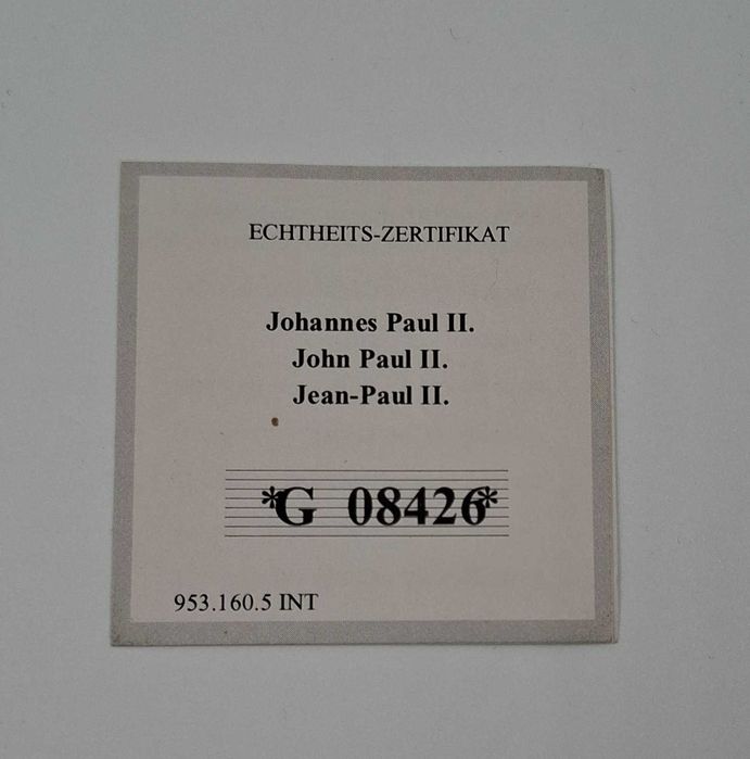 Medal numizmat Jan Paweł II w kapsule cert. / Nowy Lombard / TG