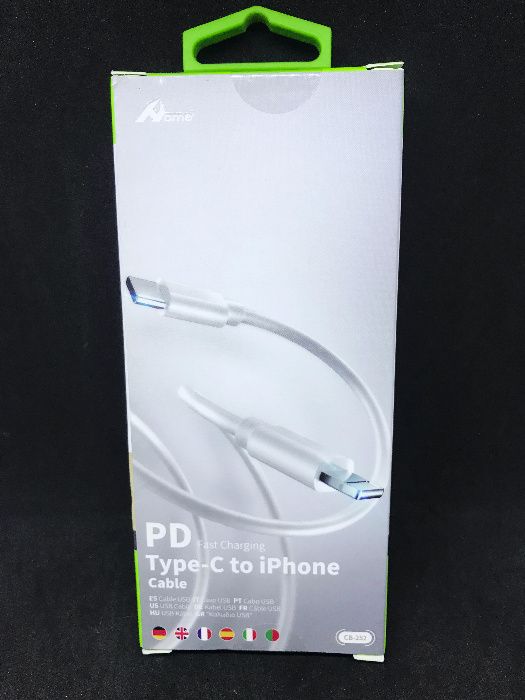 Cabo Type-c (USB-C) para lightning - 3A (Fast Charging)