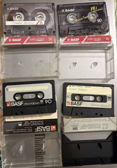 касети тип II та І chrome SM / Fe  extra I BASF  лот 4 штуки