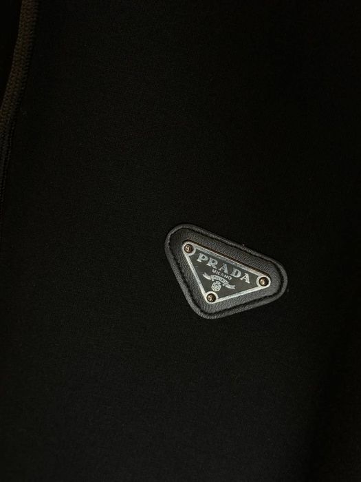 ЦЕНА БЫЛА 3000! Мужское флисовое худи Prada,брендовая толстовка кофта