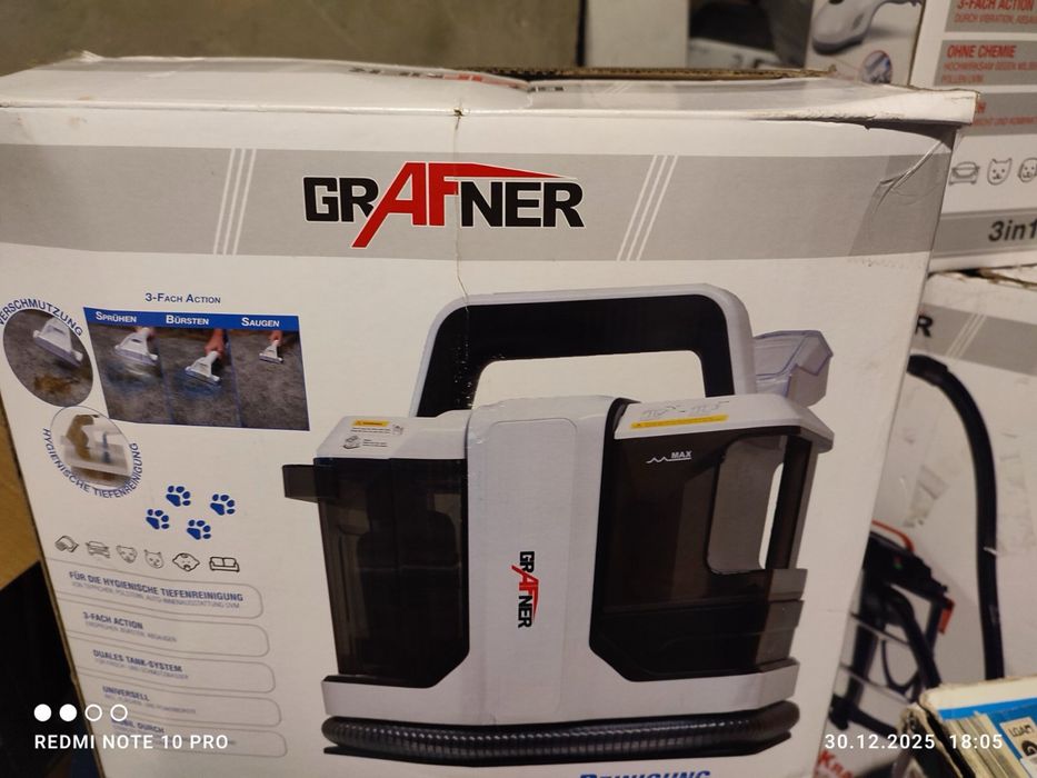 Мийний пилосос GRAFNER – для глибокого чищення килимів і меблів