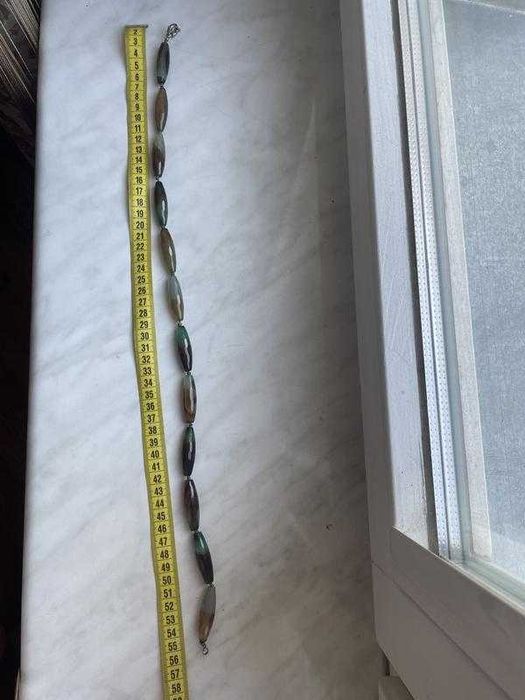 агатовые бусы колье