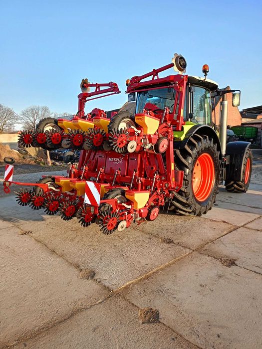 Usługowy siew buraków cukrowych Grimme Matrix 1200 GPS RTK