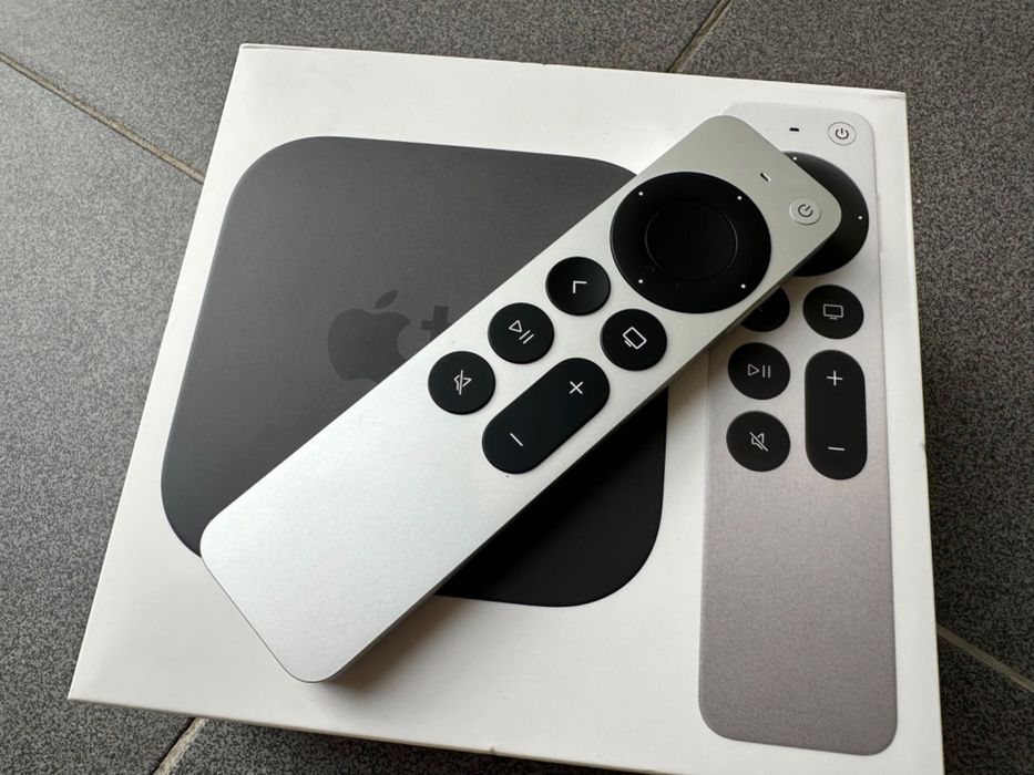 Apple TV 4K A2169 4K Comando Caixa Acessórios Fatura