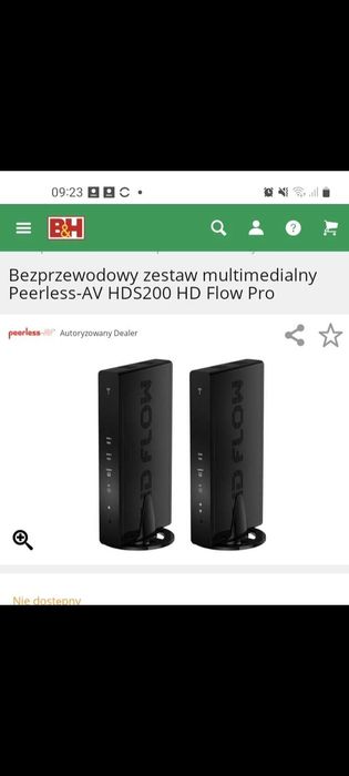 Bezprzewodowy zetaw multimedialny HD FLOW