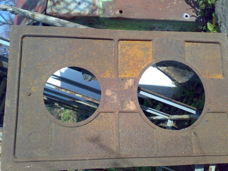 Плита печная.чугунная.  в грубу.печь до 30 кг.710-410 .10мм толщина.