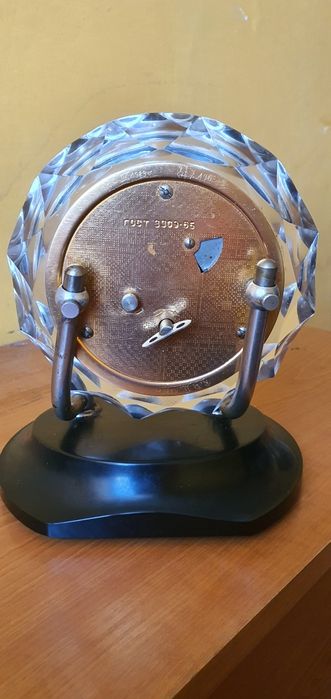 Stylowy zegar Majak na biurko z lat 80 tych