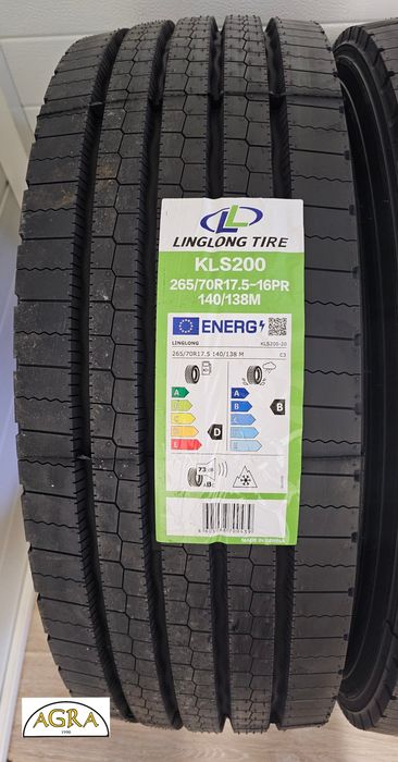 265/70R17.5 (670netto) LINGLONG  KLS200 opony przód opona NOWA SERBIA