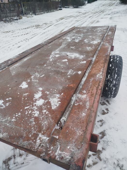 Rama przyczepa do bel przyczepka wywrotka dłużyca do drewna części