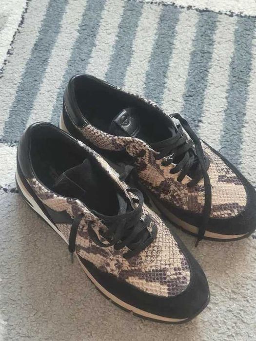 Tamaris buty skórzane panterka sportowe wygodne NOWE